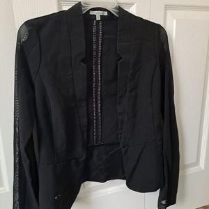 BLACK BLAZER -CROP STYLED